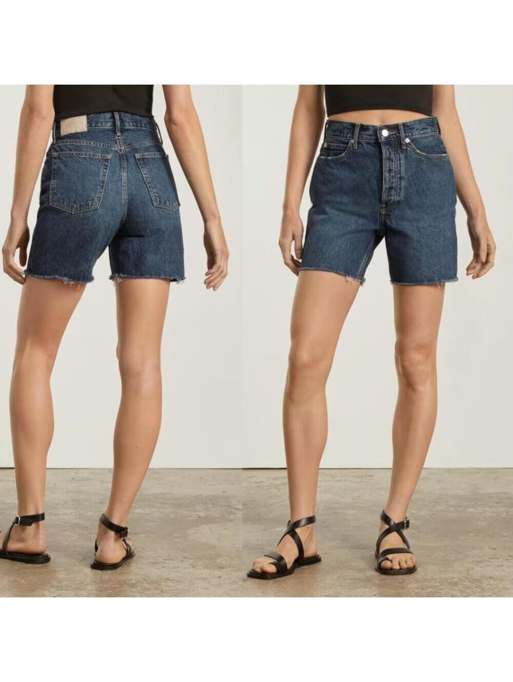 Everlane The Rigid Way High Denim Shorts Size 26 - Picture 2 of 4